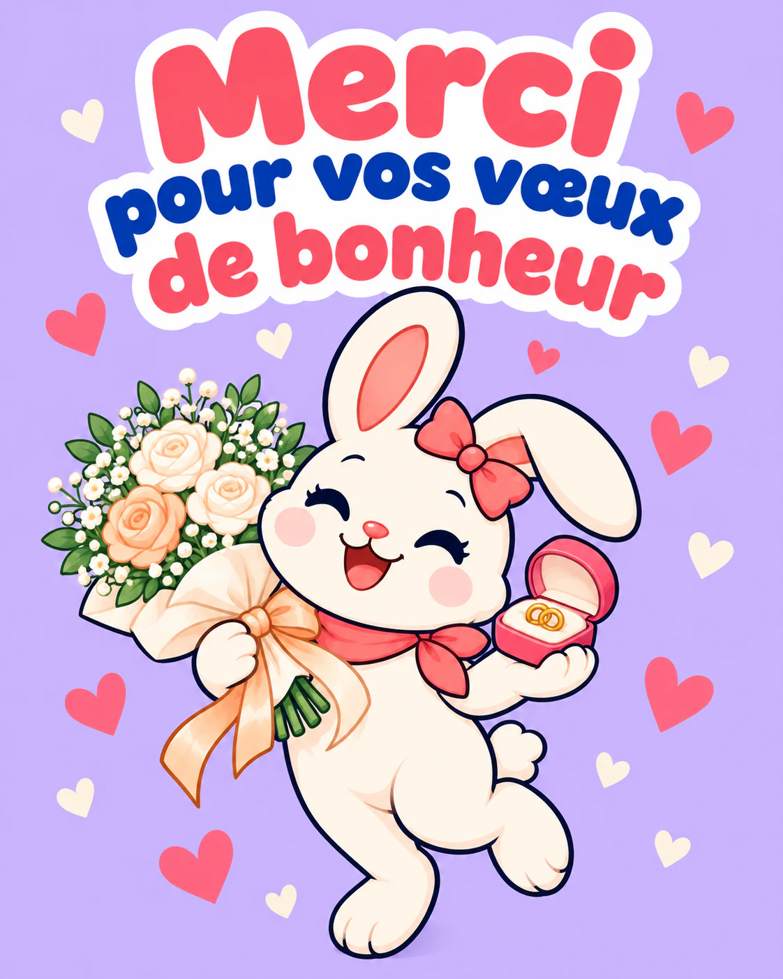 Merci pour vos vœux de bonheur