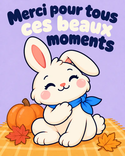 Merci pour tous ces beaux moments