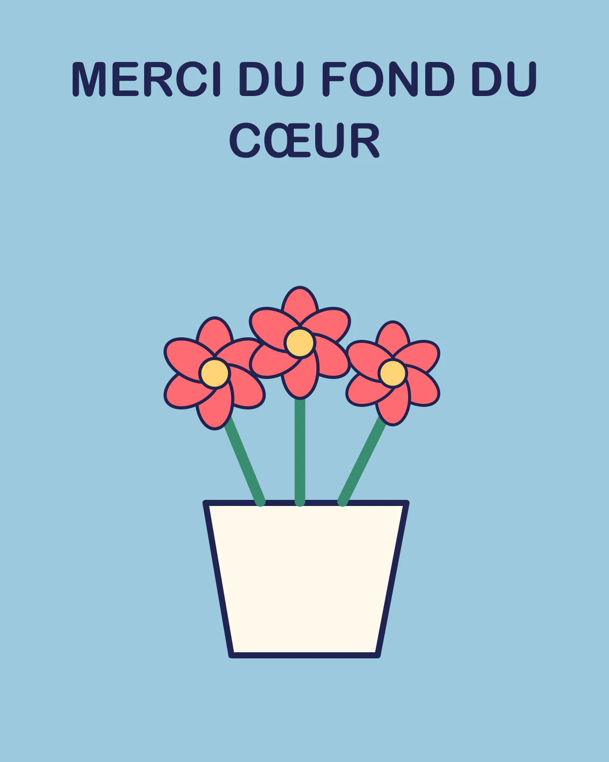 Merci du fond du cœur