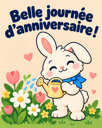 Belle journée d’anniversaire !
