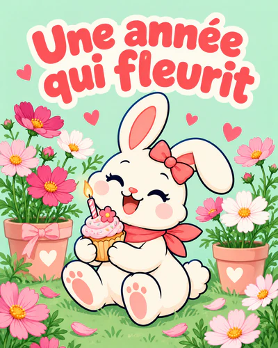 Une année qui fleurit