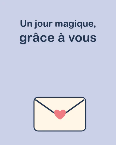 Un jour magique, grâce à vous