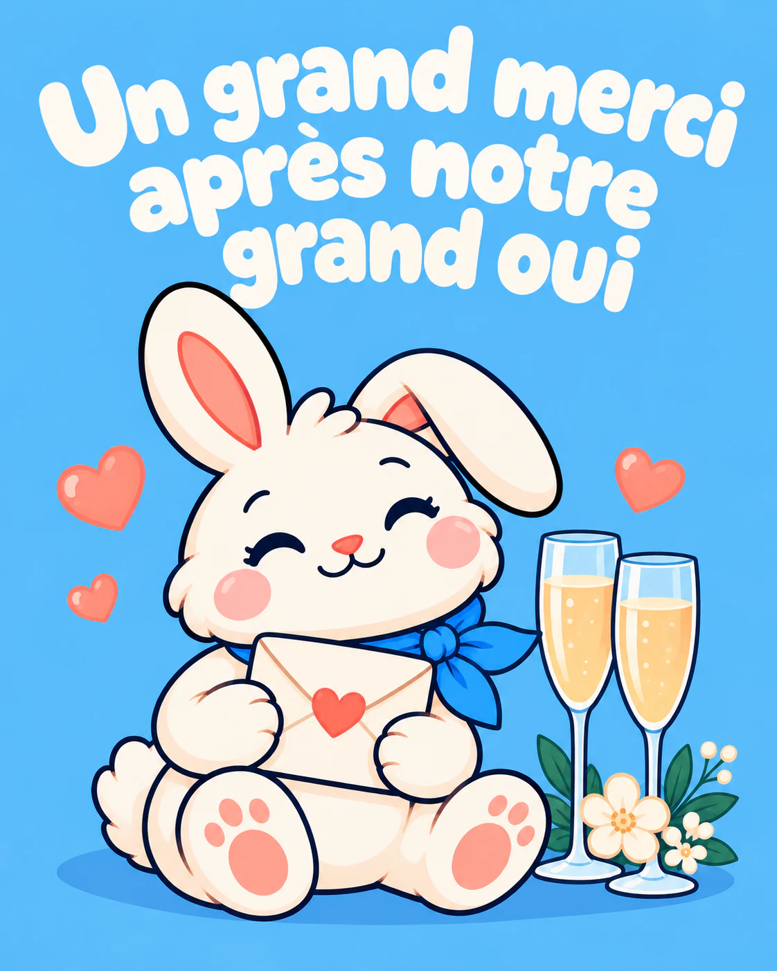 Un grand merci après notre grand oui