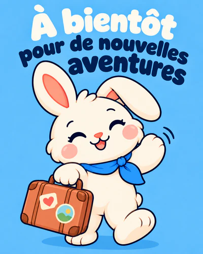 À bientôt pour de nouvelles aventures