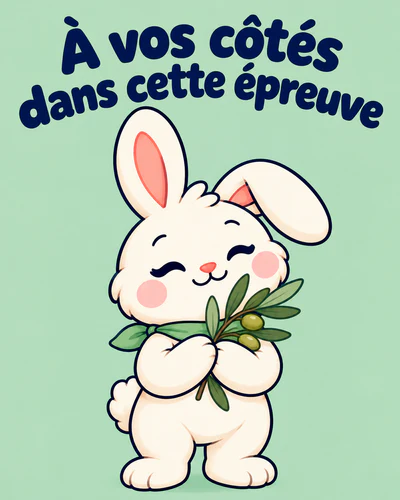 À vos côtés dans cette épreuve