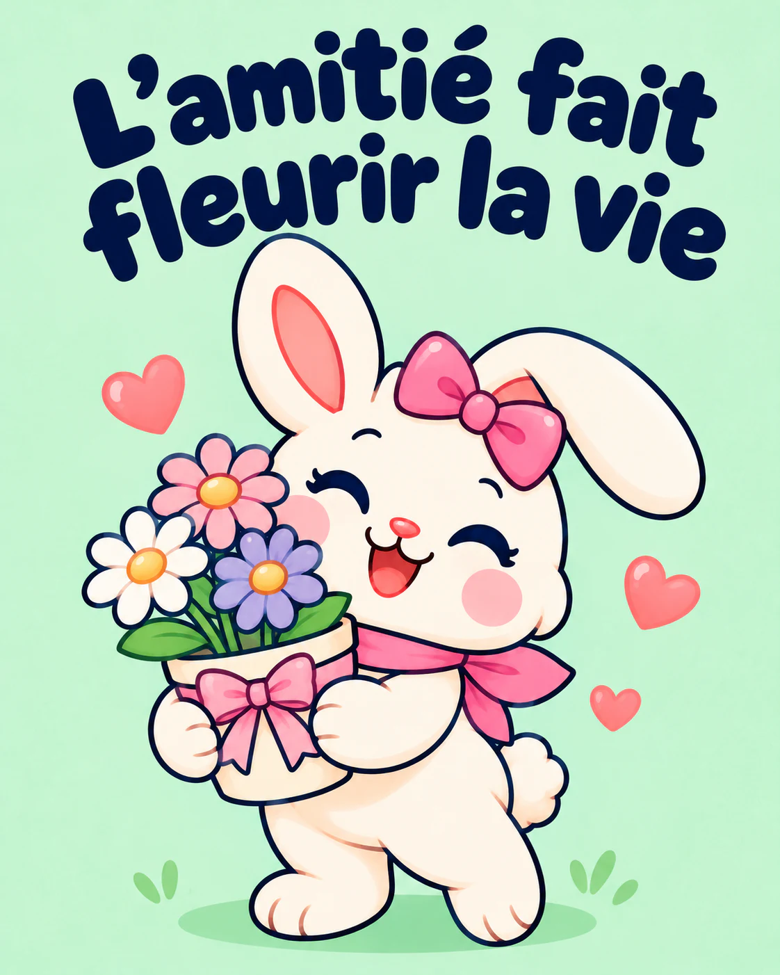 L’amitié fait fleurir la vie
