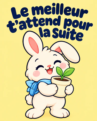 Le meilleur t’attend pour la suite