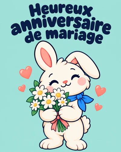 Heureux anniversaire de mariage