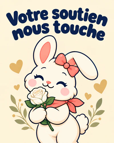 Votre soutien nous touche