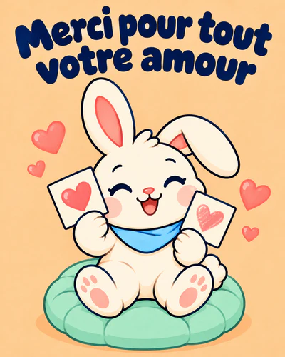 Merci pour tout votre amour