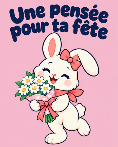 Une pensée pour ta fête