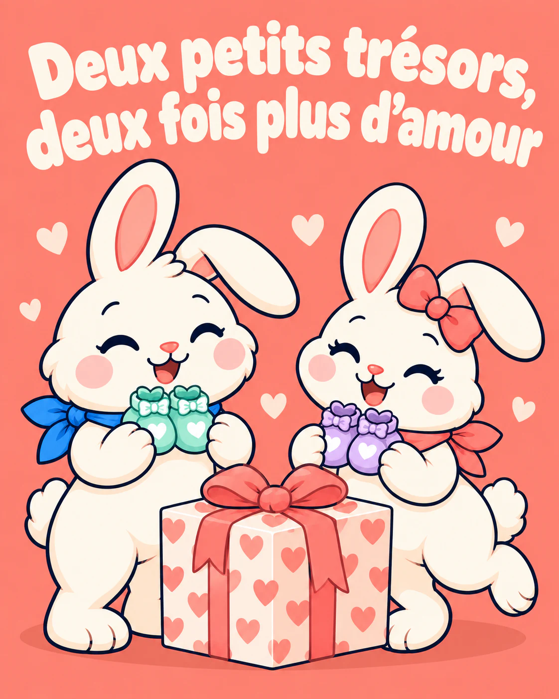 Deux petits trésors, deux fois plus d’amour