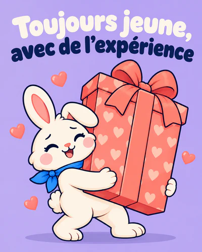 Toujours jeune, avec de l’expérience