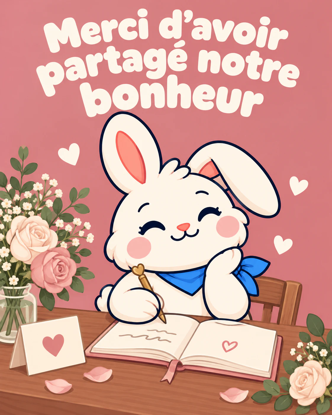 Merci d’avoir partagé notre bonheur