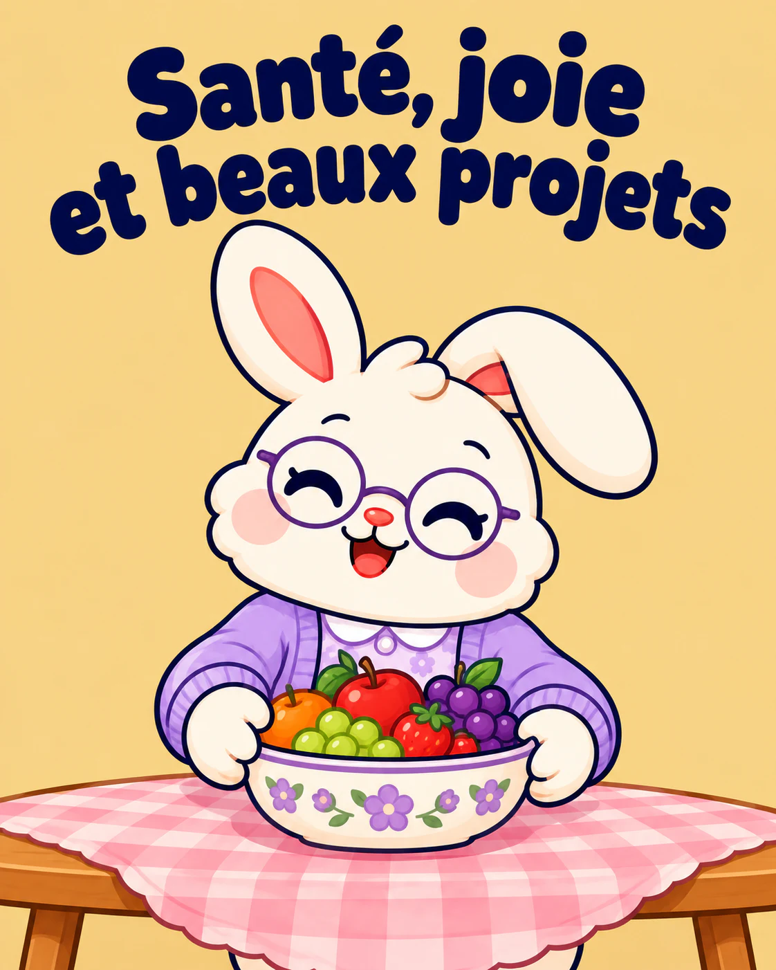 Santé, joie et beaux projets