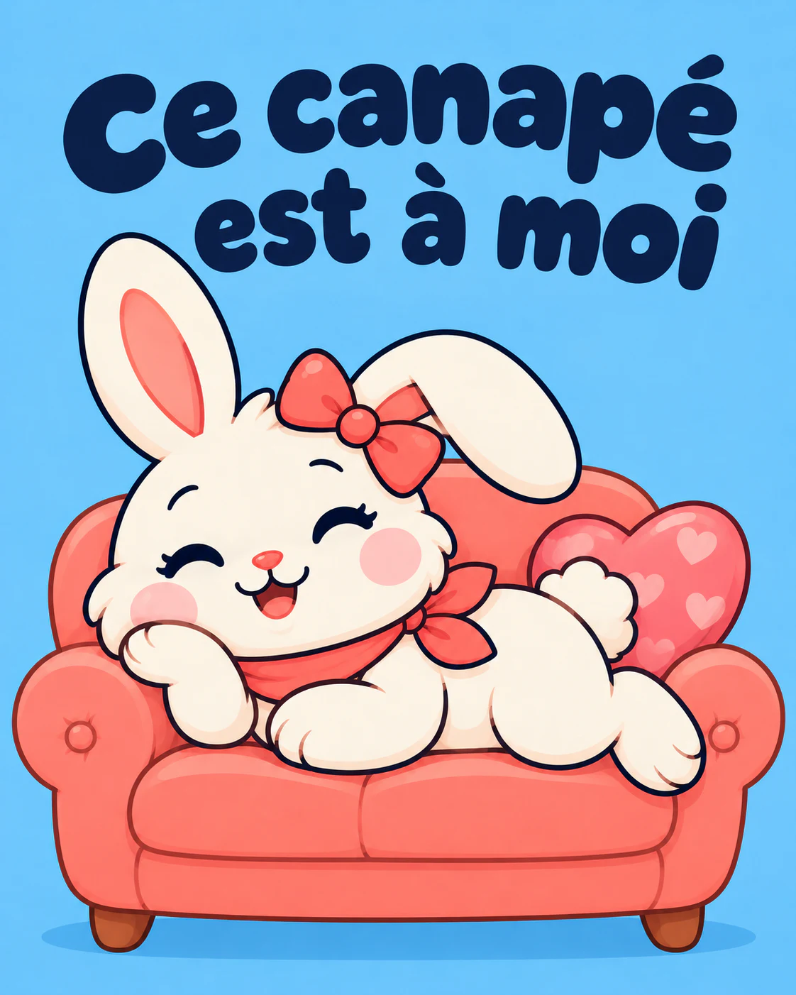 Ce canapé est à moi