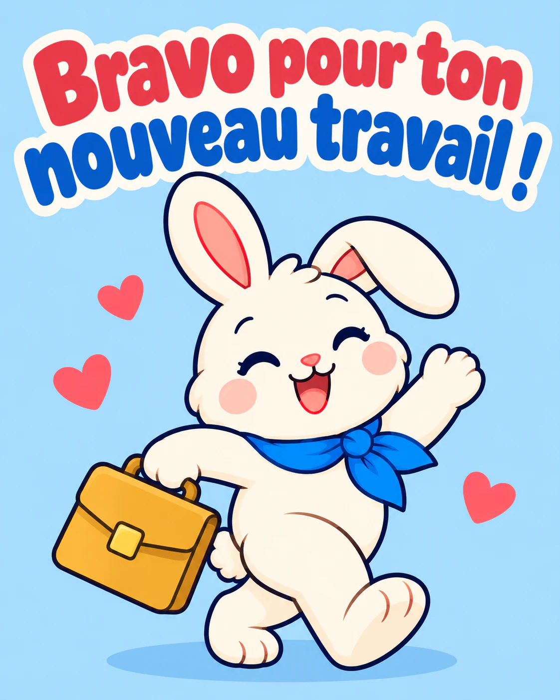 Bravo pour ton nouveau travail !