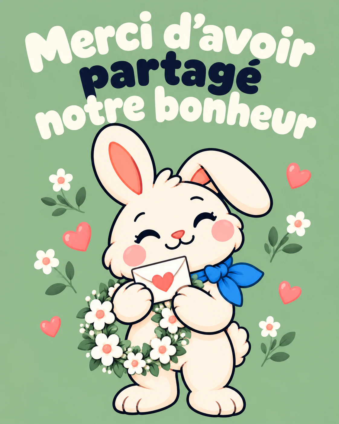 Merci d’avoir partagé notre bonheur