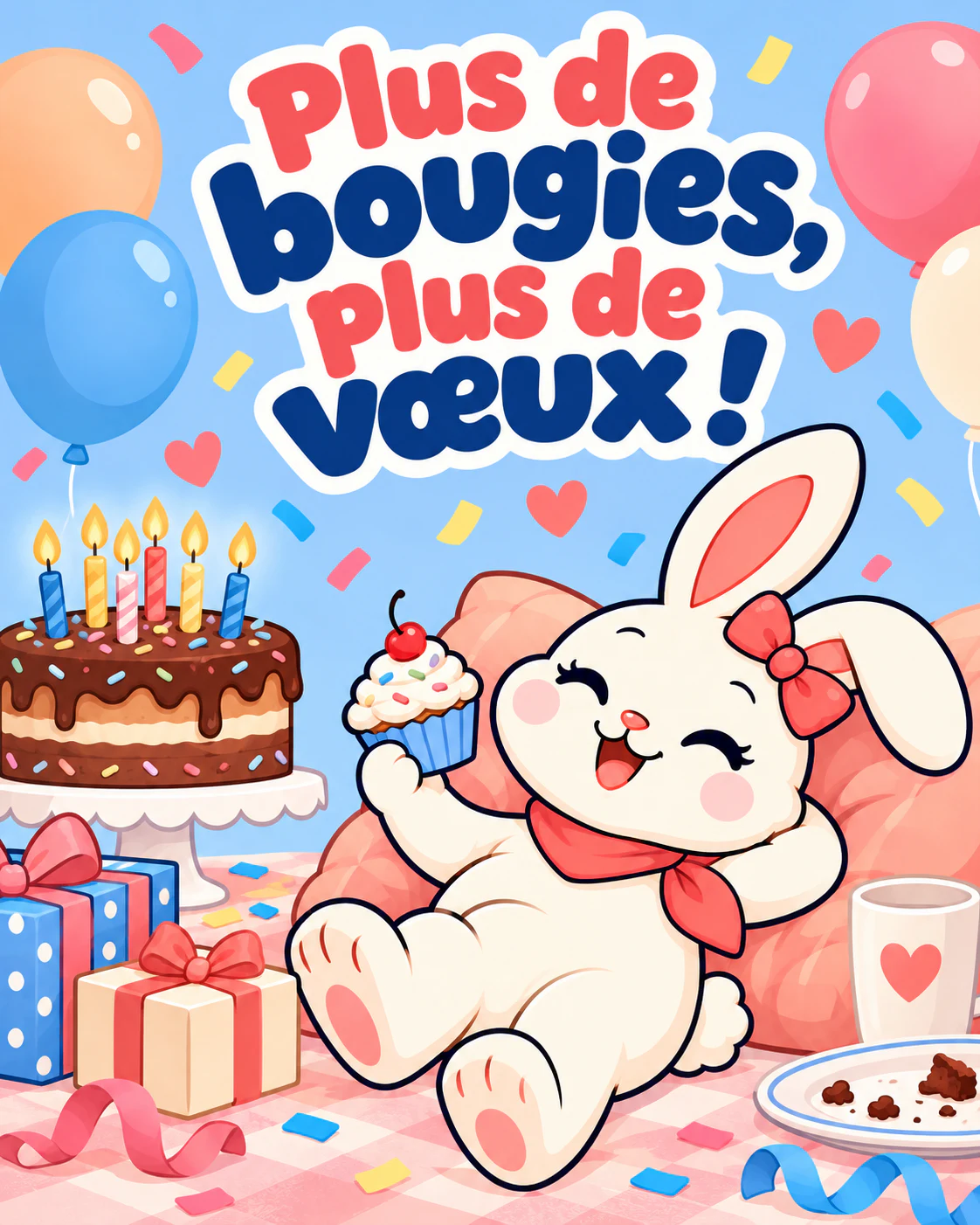 Plus de bougies, plus de vœux !