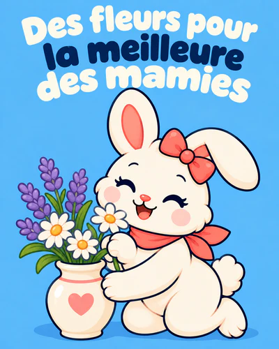 Des fleurs pour la meilleure des mamies