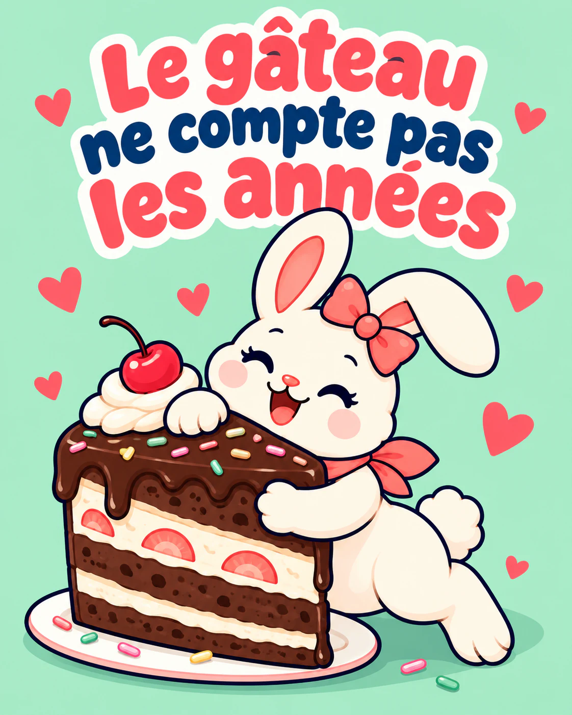 Le gâteau ne compte pas les années