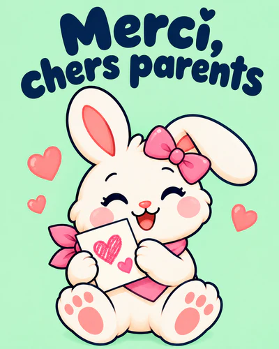 Merci, chers parents