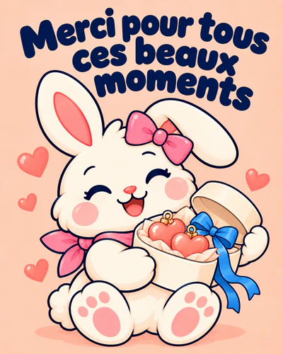 Merci pour tous ces beaux moments