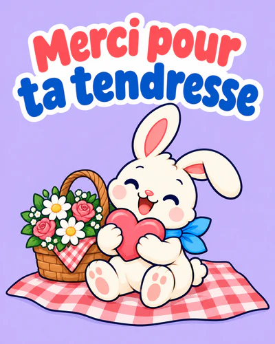 Merci pour ta tendresse