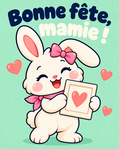 Bonne fête, mamie !