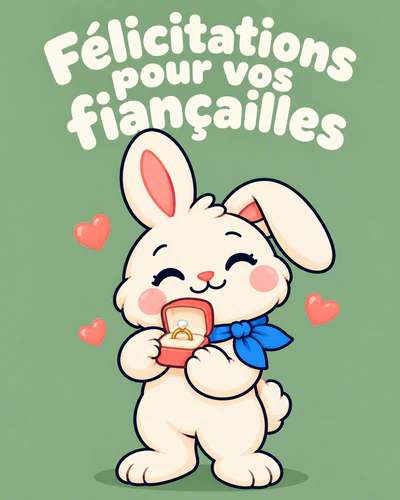 Félicitations pour vos fiançailles