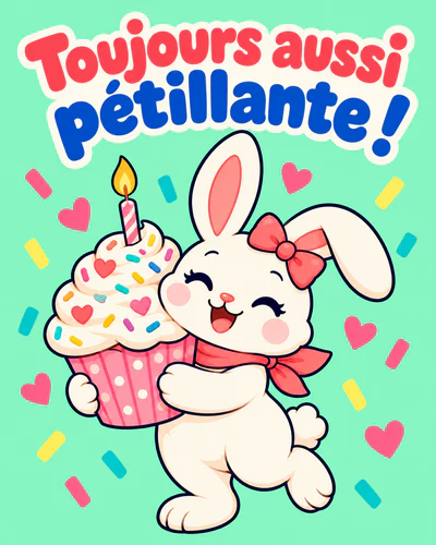Toujours aussi pétillante !