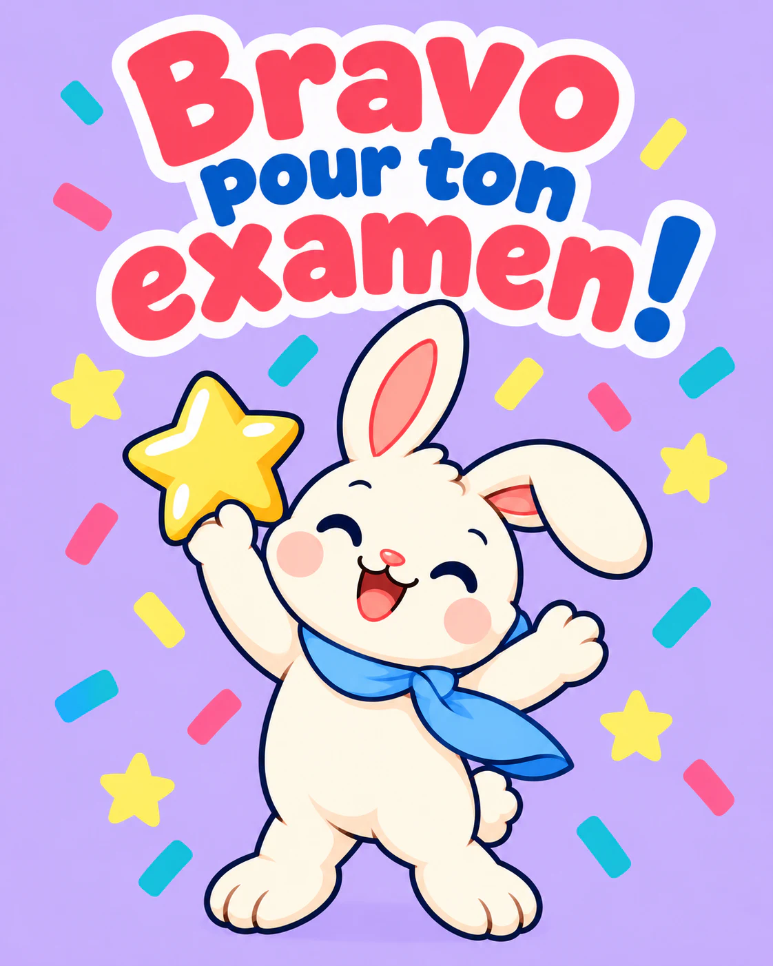 Bravo pour ton examen !