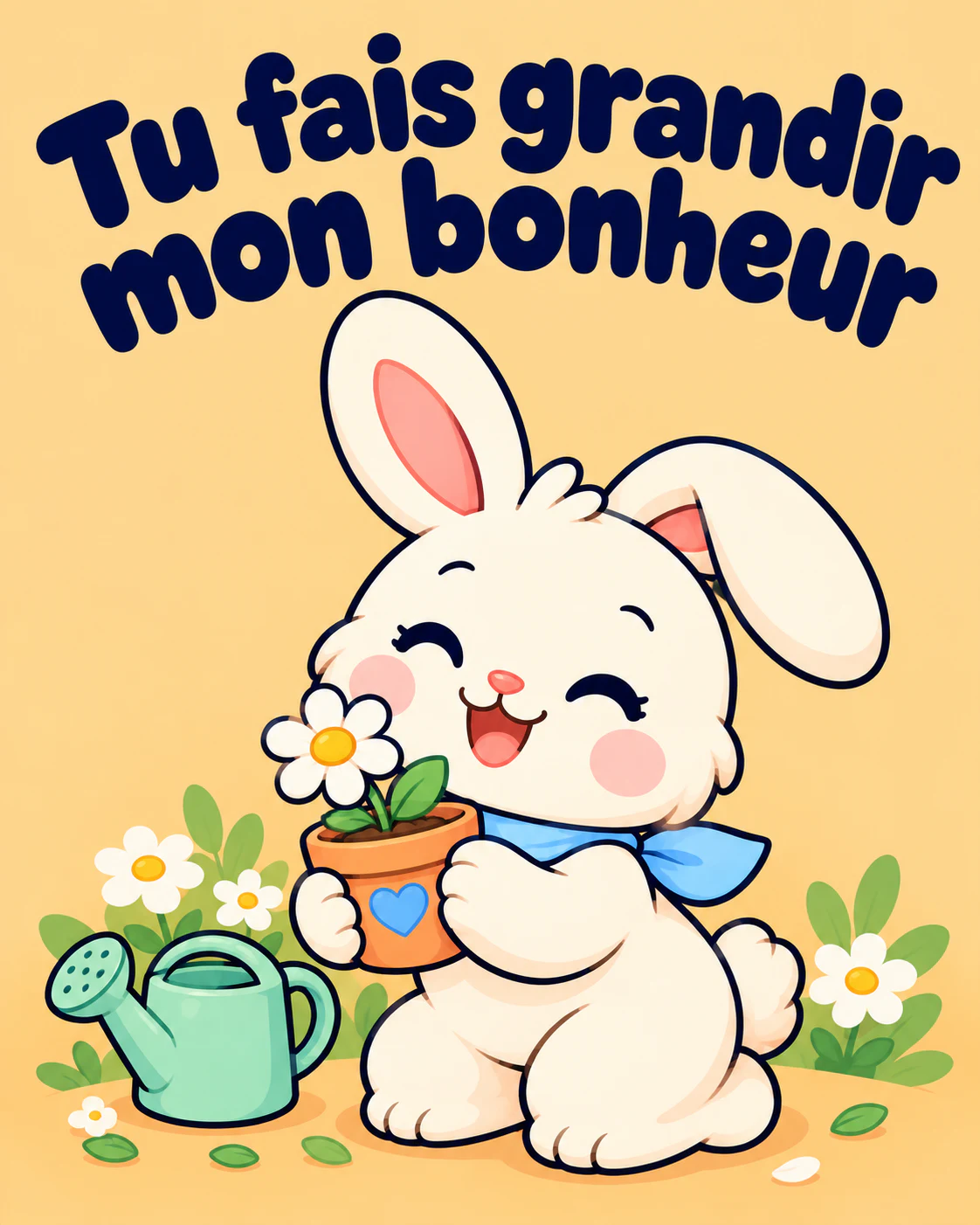 Tu fais grandir mon bonheur