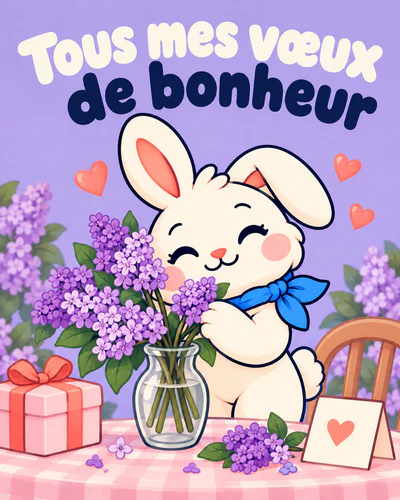 Tous mes vœux de bonheur