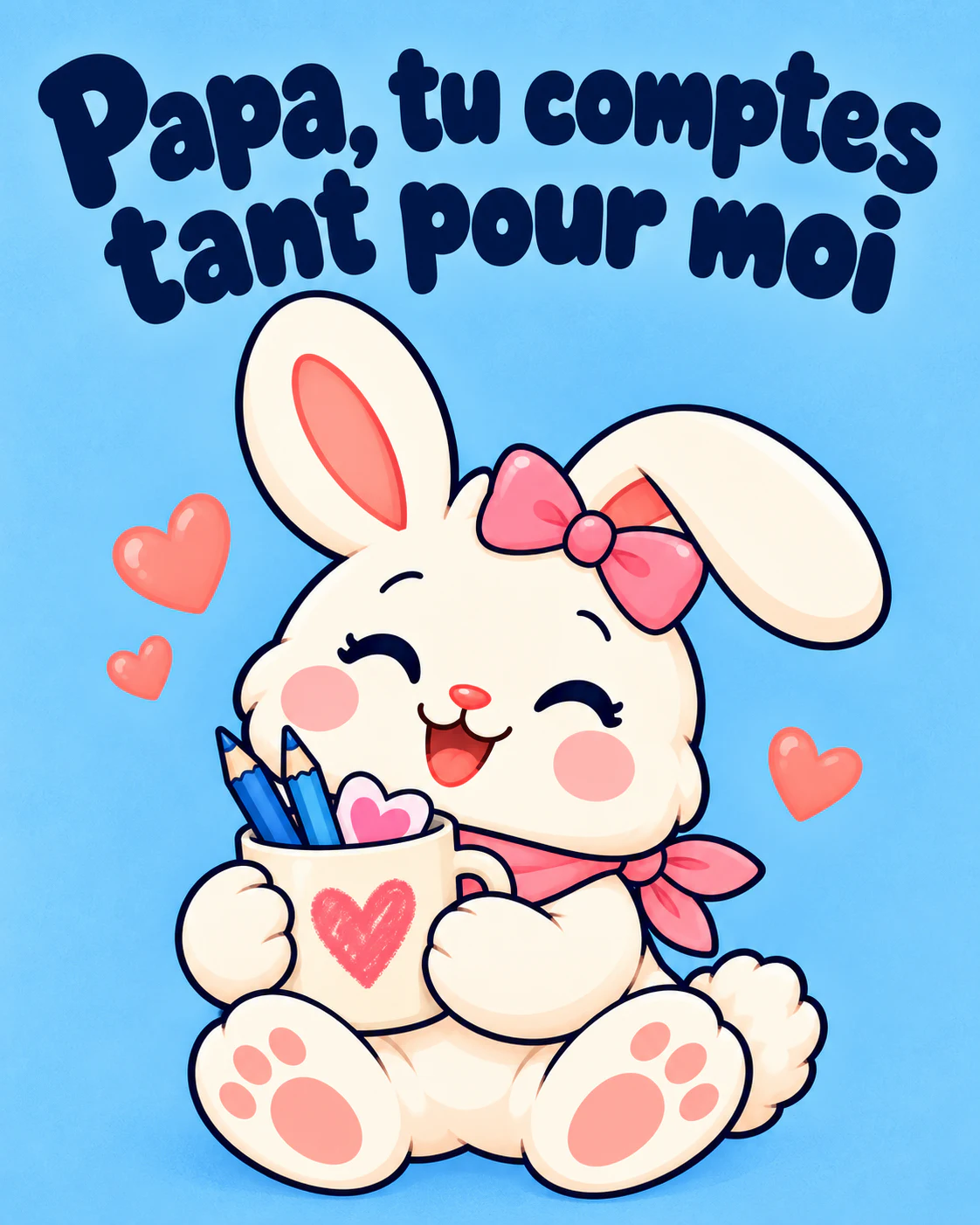 Papa, tu comptes tant pour moi