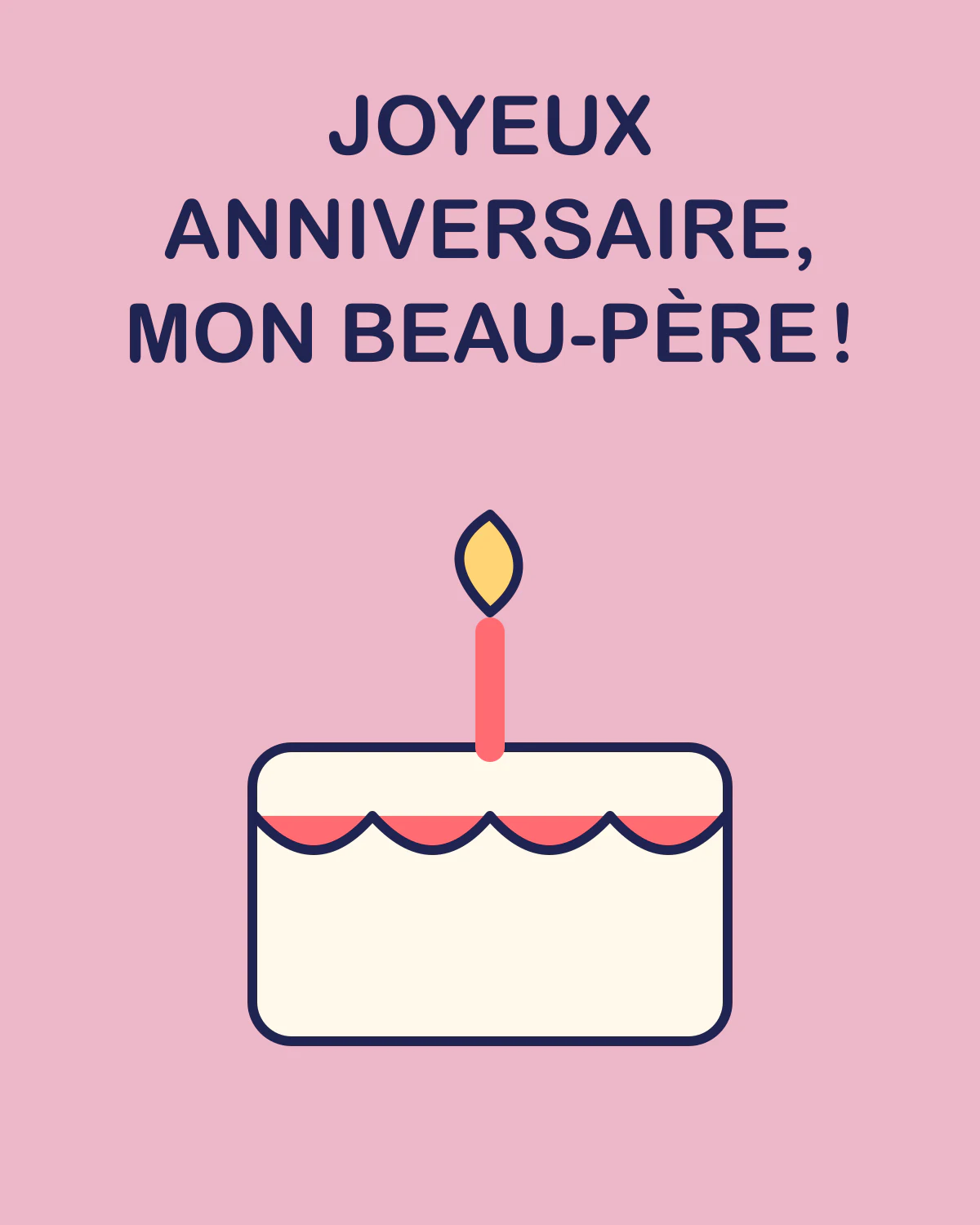 Joyeux anniversaire, mon beau-père !