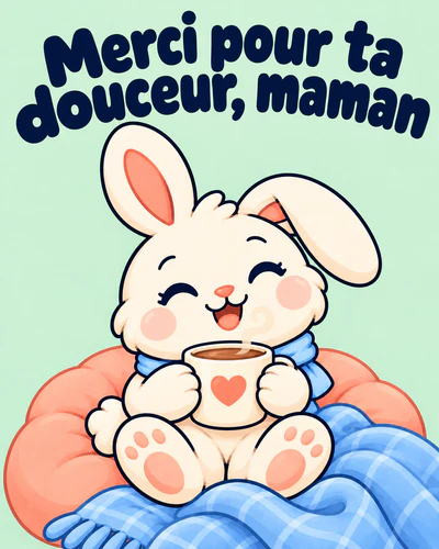 Merci pour ta douceur, maman