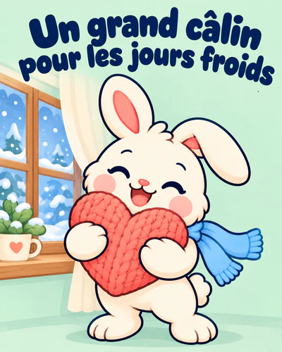 Un grand câlin pour les jours froids