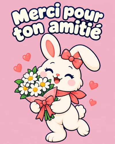 Merci pour ton amitié