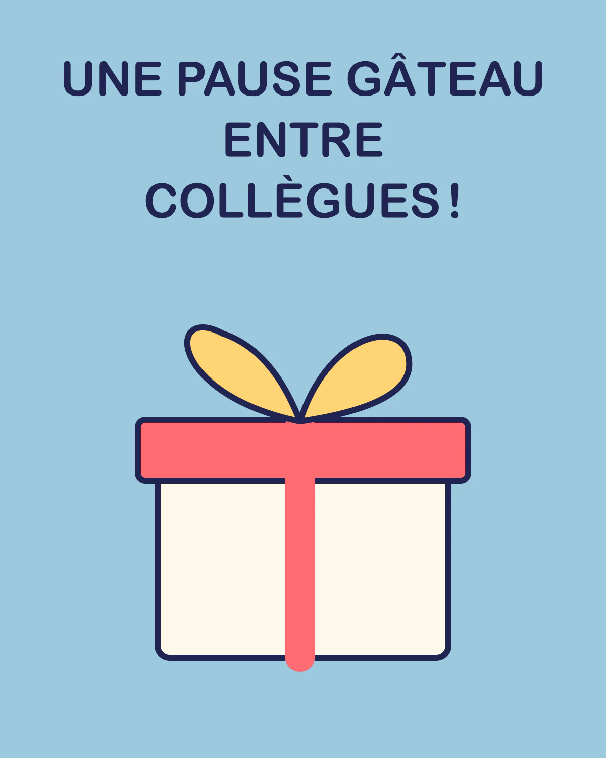 Une pause gâteau entre collègues !