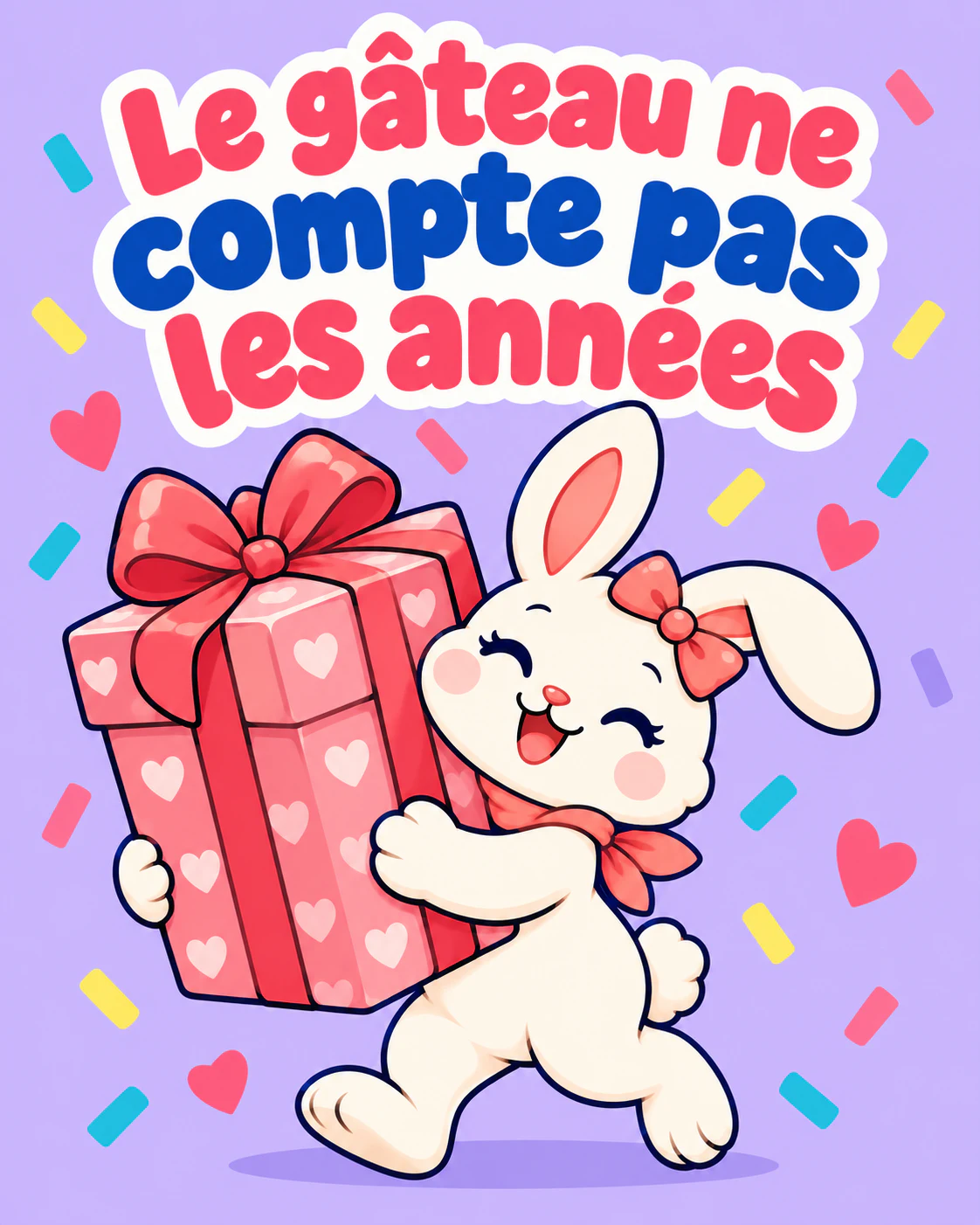 Le gâteau ne compte pas les années