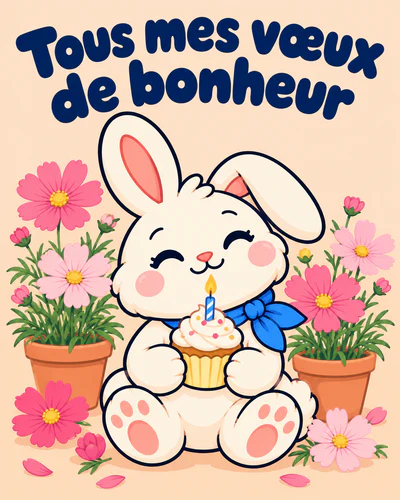 Tous mes vœux de bonheur