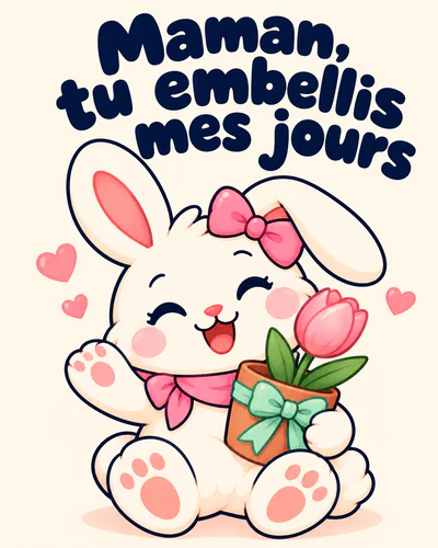 Maman, tu embellis mes jours