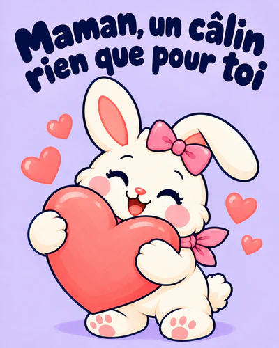 Maman, un câlin rien que pour toi