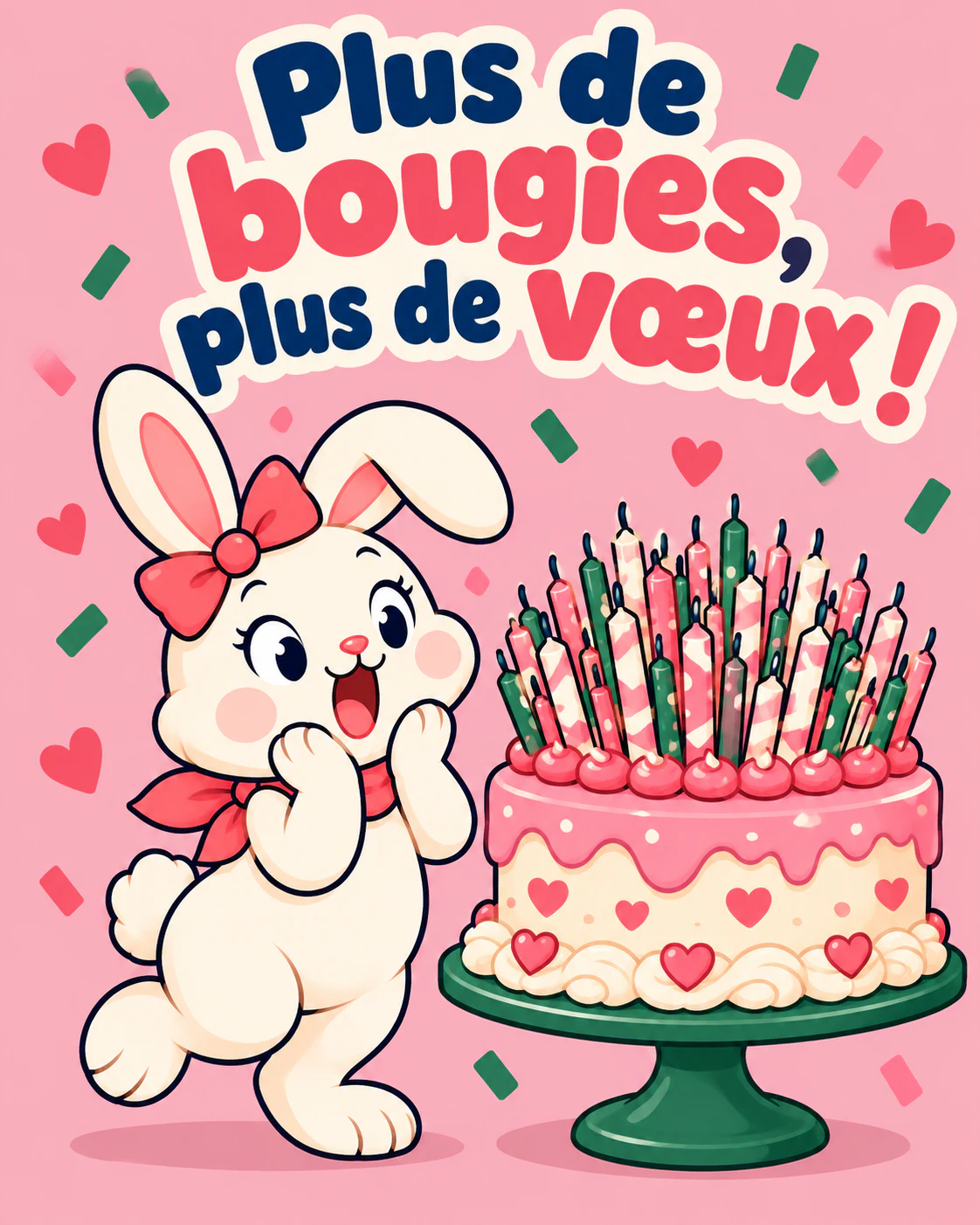 Plus de bougies, plus de vœux !