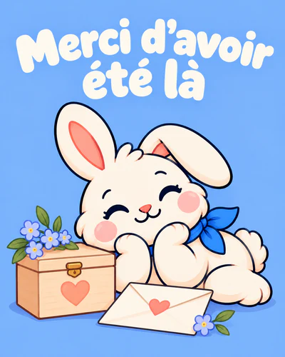 Merci d’avoir été là