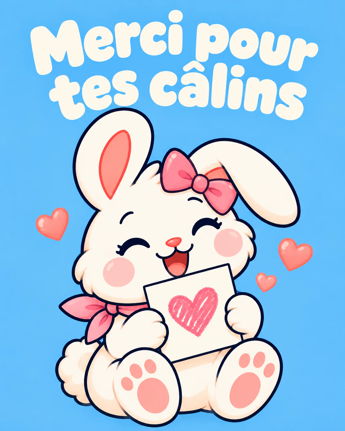 Merci pour tes câlins