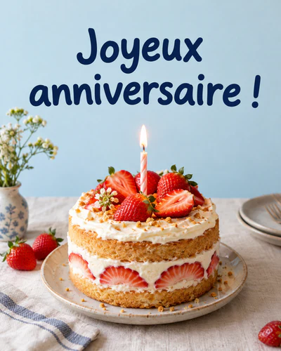 Joyeux anniversaire !