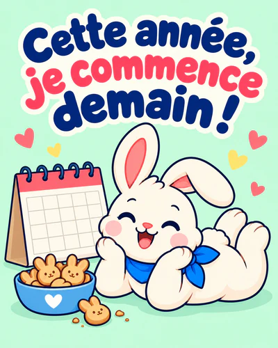 Cette année, je commence demain !