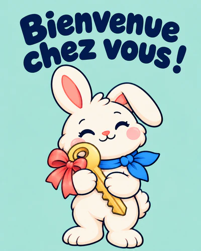 Bienvenue chez vous !